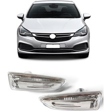 CME PARTS Opel Astra K 2015-2021 Uyumlu Çamurluk Sinyali Sağ + Sol Takım 2 Adet 1713004 1713005