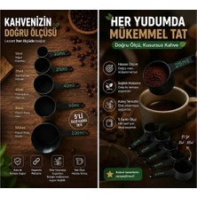 By Konseptt 5'li Kahve ve Baharat Ölçü Kaşığı Seti - Çeyizlik Kavanoz İçi Ölçü Kaşıkları