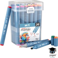 Rich Sketch Marker Çift Taraflı Çizim Kalem Seti Art-X Rich Yüksek Kalite Kalıcı Mürekkep Ia