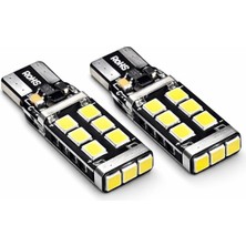 T10 W5W Canbus LED Ampul, 12V, Saf Beyaz, Park ve Iç Aydınlatma, Kristal Parlaklık, Arıza Lamba