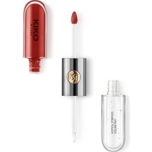 Kiko Milano Ruj - Unlımıted Double Touch - 107 Cherry Red - Uzun Süre Kalıcı Parlak/mat Likit L