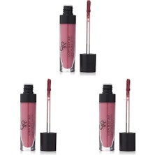 Lipstick No 21 - Bulaşmayan Kalıcı Likit Mat Ruj 3 Paketi