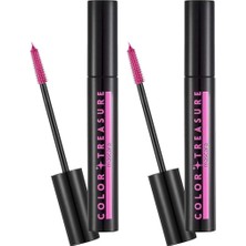 Hacim Veren ve Yüksek Pigmentli Renkli Maskara 003 Rose Quartz 2 Paketi