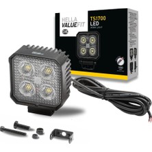 Hella Led-Çalışma Farı TS1700-12/24V - 1700LM - Vidalanmış/montaj - Hareketli Montaj Barı - Y