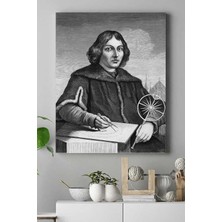 (PSTER16715) Nikolas Kopernik Bilimsel Kanvas Tablo 2 21 x 30