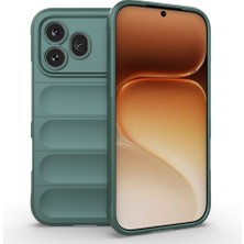Honor 600 Pro 5g Kılıf Kadife Iç Yüzeyli Oyuklu Arka Yüzey Zore Etnik Silikon Kapak - Lyon Tech