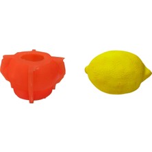 Tahtakale Toptancı Silikon 3D Kalıp Dekoratif Limon Kalıbı Sabun,mum,taş Tozu ve Beton Kalıbı 9.5 X6.6 cm