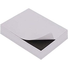 Dünya Magnet 50 Adet Kendinden Yapışkanlı Fotoğraf Magneti, 10CM x 15CM Levha Foto Mıknatıs