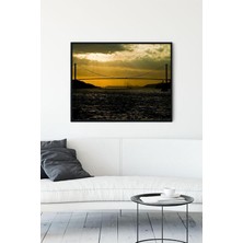 (PSTER13613) Istanbul Boğazı Manzara Çerçeveli Tablo 4 (21X30CM)