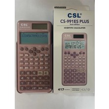 Csl CS-991ES Plus-Pınk Pembe Fonksıyonel Hesap Makınesı