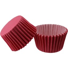 Tahtakale Toptancı Kek Kalıbı Pet Kapsül 52X45 mm Kağıt Cupcake Kalıbı (100 Adet)  Fuşya