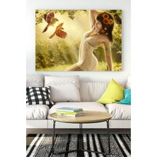 (PSTER16602) Kız Sanatsal Kanvas Tablo 2 21 x 30