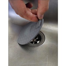 Cozley Lavabo Kötü Koku Önleyici 3'lü Paket Lavabo Koku Giderici Silikon Mat Sızdırmaz Su ve K