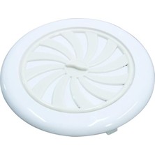 Baca Kapağı Ayarlı Dönerli Havalandırma Kombi Soba Havalık 16.5cm