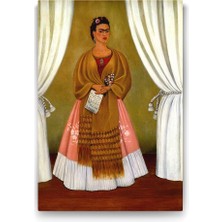Frida Kahlo - Dedicated To Leon Trotsky Tablosu - 100X140CM