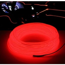 Astraled Kırmızı Universal Ip Neon LED Araç Içi Aydınlatma 12V LED Ip Formlu Trim 2 Metre
