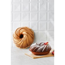 Empressco Cake Pro Pare Döküm Kek Kalıbı Gold 24 cm