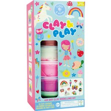 Floss & Rock Clay And Play Hava Ile Kuruyan Kil Seti/ Rainbow Fairy