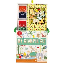 Floss & Rock Stamper Ahşap Baskı Seti / Jungle