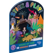 FLOSS & ROCK Tak Çıkart Sticker Oyun Sahnesi / Dino