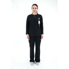 Almesta Diamond Parisa-Ares Kadın Cerrahi Takım - Siyah