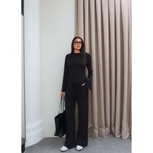 Esra Helvacı Vatkalı Bel Bağlamalı Eşofman Takım