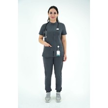 Almesta Diamond Martha-Lara Kadın Cerrahi Takım - Gri