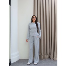 Esra Helvacı Vatkalı Bel Bağlamalı Eşofman Takım