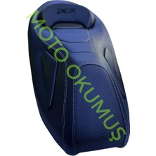 Okumus Motorcycle Spare Parts Accessories Honda PCX Dekoratif Karbon Sele (2018 - 2025)