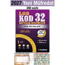 Tudem 8. Sınıf 2027 Lgs Kod 32 Haftalık Denemeler Fen Bilimleri Soru