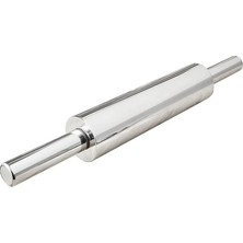 Go İthalat Vocen Rolling Pin Metal Hamur Rulosu Çelik Merdane 25cm.