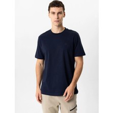 Back And Bond Lacivert Erkek Bisiklet Yaka T-Shirt B34W10001