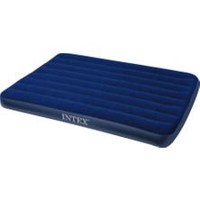1001 Classic Downy Şişme Yatak - King - 183 x 203 x 22 cm - Mavi