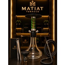 Matiat Tobacco Nargile Takımı – Porselen Lüle, Marpuç ve Maşa Dahil – Premium Set
