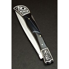 Columbia Company Columbia 806-A Mermer Desen Kabzalı Özel Işlemeli Katlanır Çakı