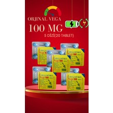 Abon Vega 100 Mg 5 Dizi(20 Tablet) Etki Garantili Geciktirici Sertleştirici Kuvvet Performansa Azdırıçı VEGA_100_MG Vega_cobra Viagra_hap