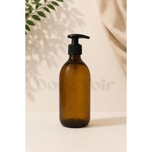 Dore Voir Kahverengi Cam Vintage Sıvı Sabunluk Kilitlenebilir- 500 ml