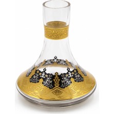 Puffstore Işlemeli Premium Nargile Camı - Desenli Nargile Şişesi