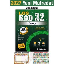 Tudem 8. Sınıf 2027 Lgs Kod 32 Türkçe Soru Alıştırma Test Tekrar