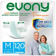 Evony Premium Yetişkin Bezi Medium 120 Adet