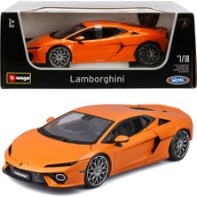 Bburago 1:18 Lamborghini Temerario 2025 Model Araba  - Turuncu