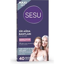 Soft Ağda Bandı Pratik Tüy Alma - Hassas Ciltler 40'li