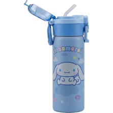 Hello Kitty Cınnamoroll 3832 Çift Fonksiyon Kapaklı Çelik Matara 600ML