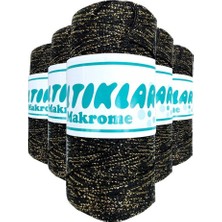 Kuzgun Ticaret 5 Adet Polyester Simli Makrome Ipi S-S-60