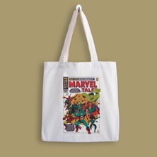 Designedfy Marvel Poster Baskılı Bez Çanta