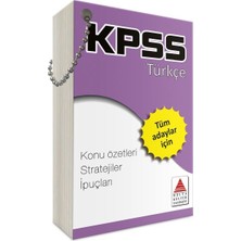 Delta Kültür Kpss Türkçe Strateji Kartları