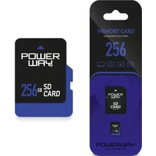 TeknoKapsül Powerway PWR-256 256GB Micro Sd Hafıza Kartı (Adaptör Dahil)