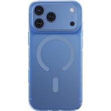 iPhone 18 Pro Max Uyumlu Kılıf M-Safe Şarj Özellikli Benks C-Magnet Lucid Armorpro Kapak Mavi