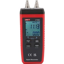 Unı-T Uni-Trend UT366A Dijital Manometre P1/p2 Basınç Ölçer ve Sertifikalarla Rüzgar Hızını