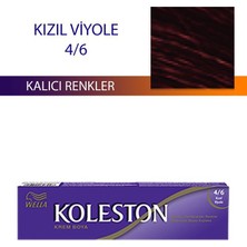 Kuzgun Ticaret Single Tüp Boya Saç Boyası Kızıl Viyole 4/6